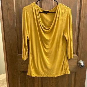 Banana Republic Factory scoop neck top Size Large 3/4 Sleeves